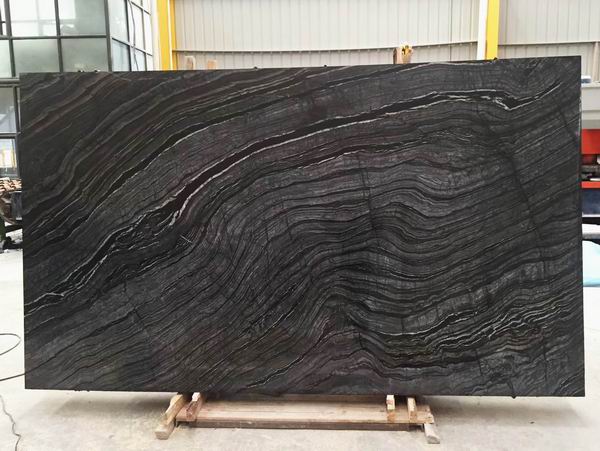 Kenya Black marble slabs