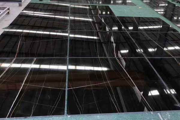 Sahara Noir Black marble tiles