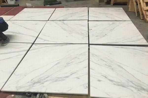 White marble vein bookmatch