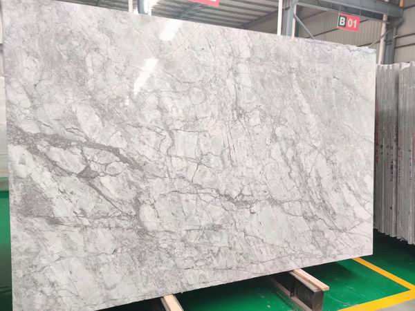 Super White quartzite slabs