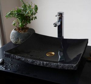 Absolute Black Granite Sinks ship style