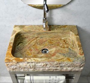 Travertine Rectangle Sink