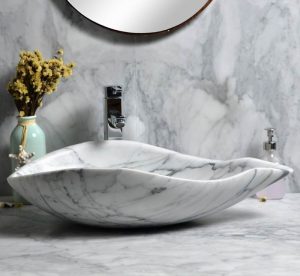 White marble sinks special style