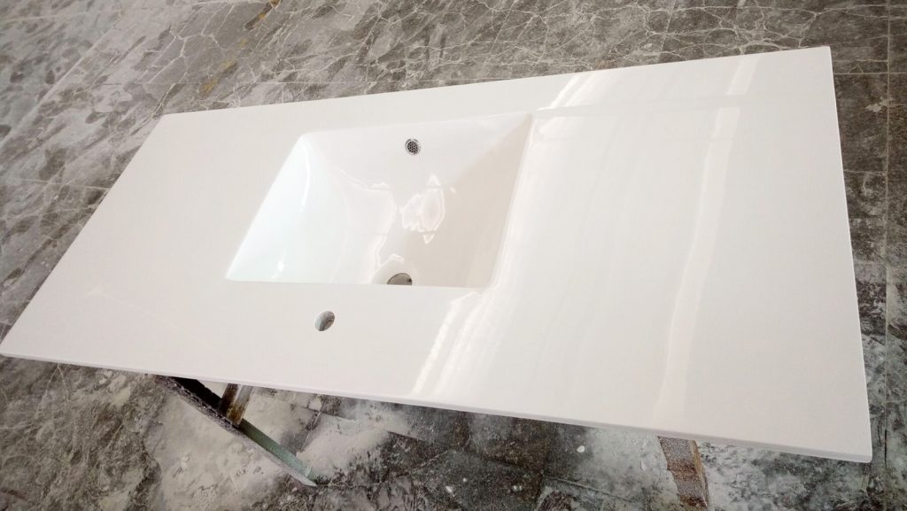 Cultured Marble Vanity Tops China Custom Granite and Quartz